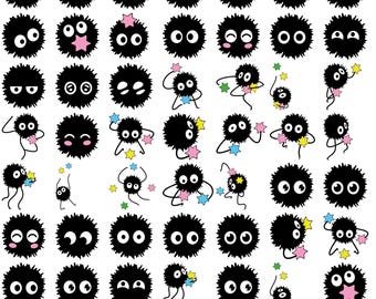 Paquete SVG de Sprites, archivos Cricut en capas, descarga instantánea