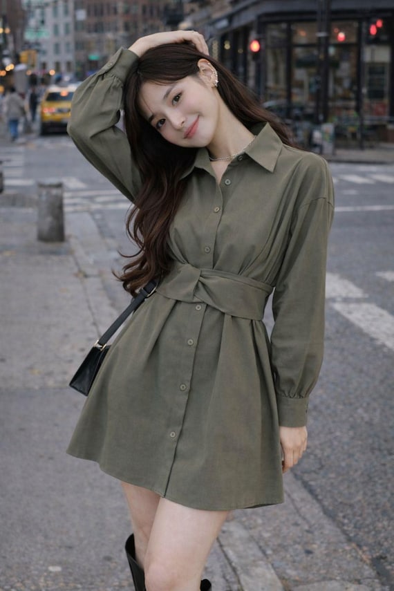 cinched waist dress long sleeve Green Warehouse Tulle Long Sleeve Cinched Waist Maxi Dress