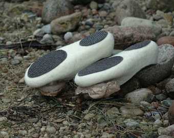 Suelas de goma para pantuflas - Suelas de caucho para pantuflas de fieltro - Negro marrón tostado - Suelas hechas a mano - Zapatos hechos a mano - Suelas de zuecos de lana