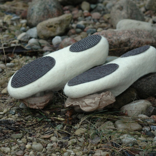 Rubber soles for slippers - Caoutchouc soles for felted slippers - Black brown tan - Handmade soles - Handmade shoes - Woolen clogs soles