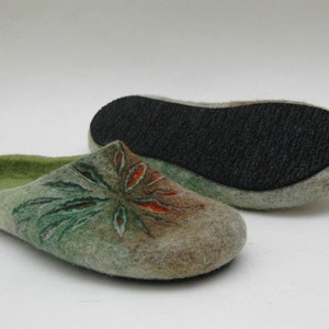 Rubber soles for slippers Caoutchouc soles for felted slippers Black brown tan Handmade soles Handmade shoes Woolen clogs soles image 2