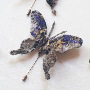 Butterfly brooch, fantasy butterfly pins, rich colors, perfect gift
