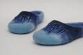 Felted slippers for women - Sky blue - Handmade home shoes - Woolen clogs - Felted clogs - Love slippers - Valenki - House shoes product logo