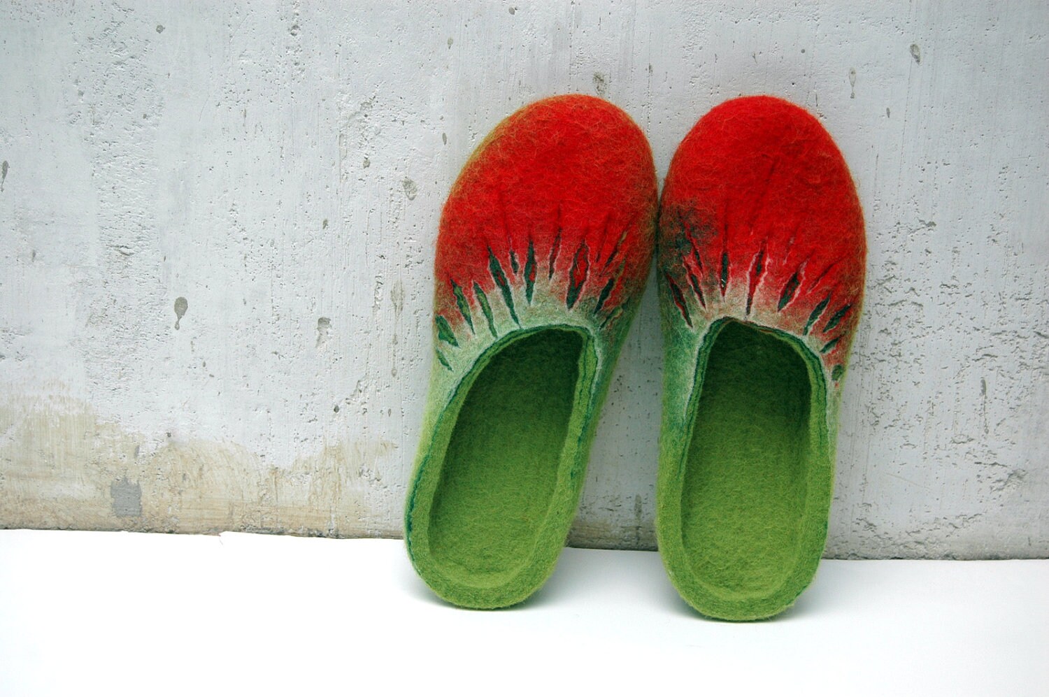 Green slippers shop