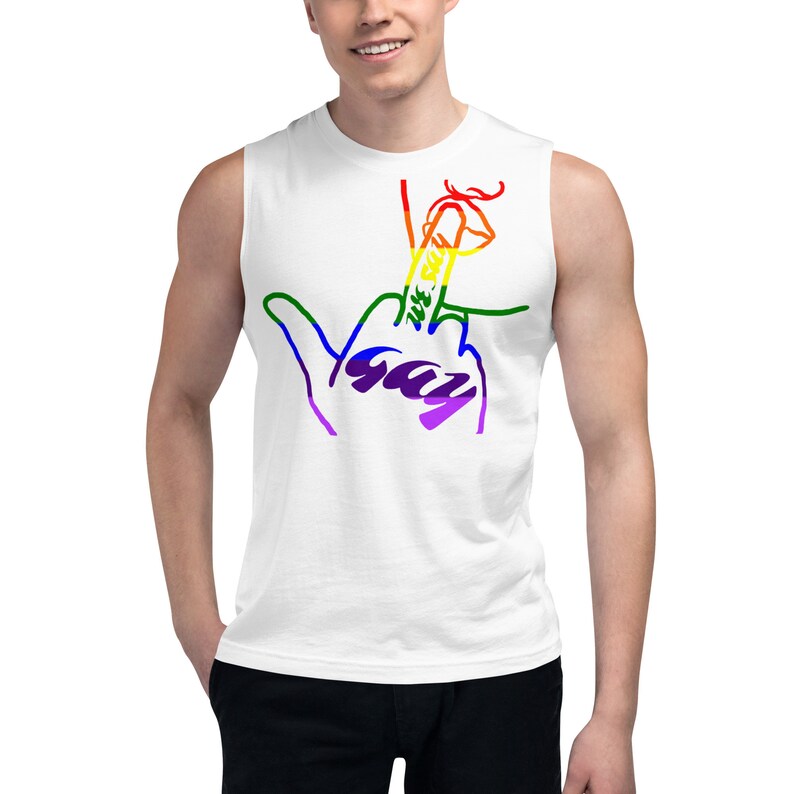 We Say Gay GFY Muscle Shirt