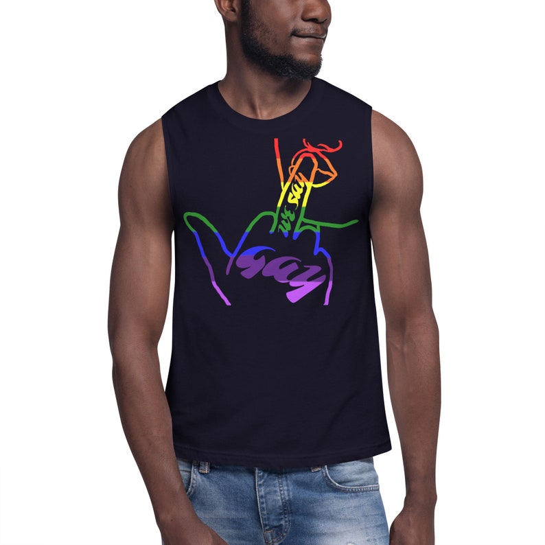 We Say Gay GFY Muscle Shirt