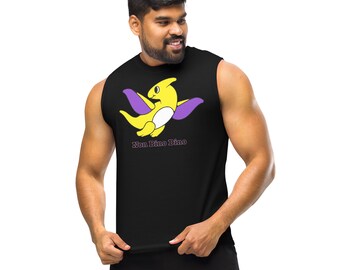 Non Bino Dino Pterodactyl Muscle Shirt