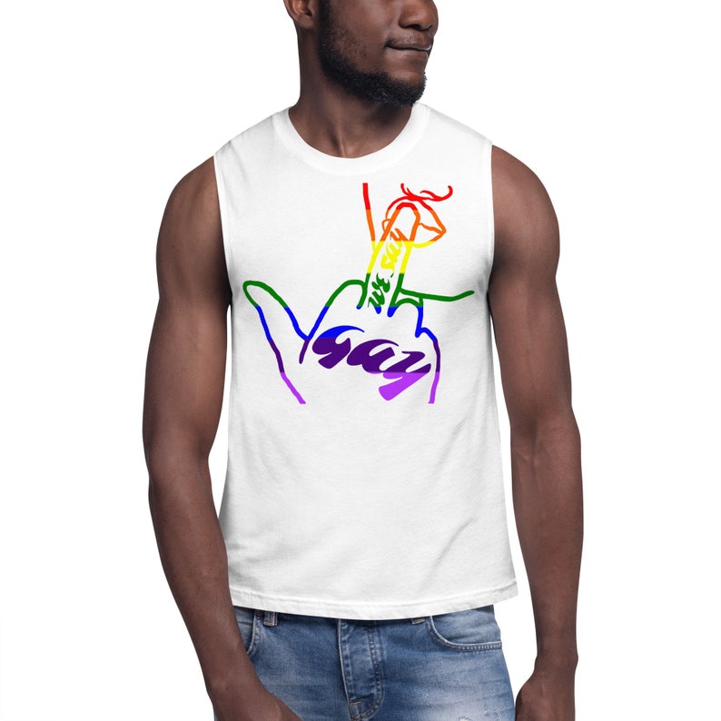 We Say Gay GFY Muscle Shirt