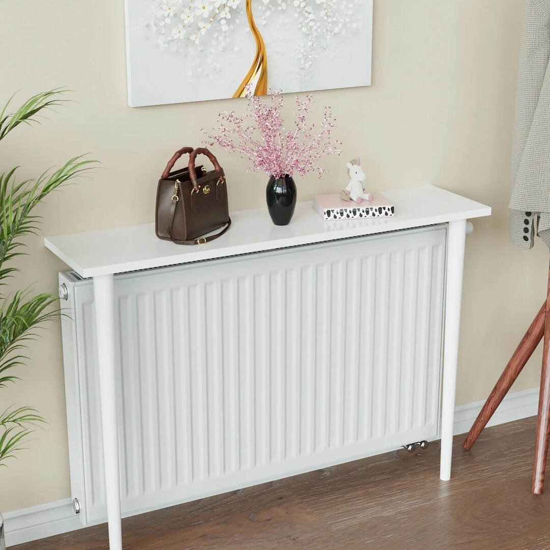 Universal Radiator Console Modern Radiator Console Shelf White - Etsy