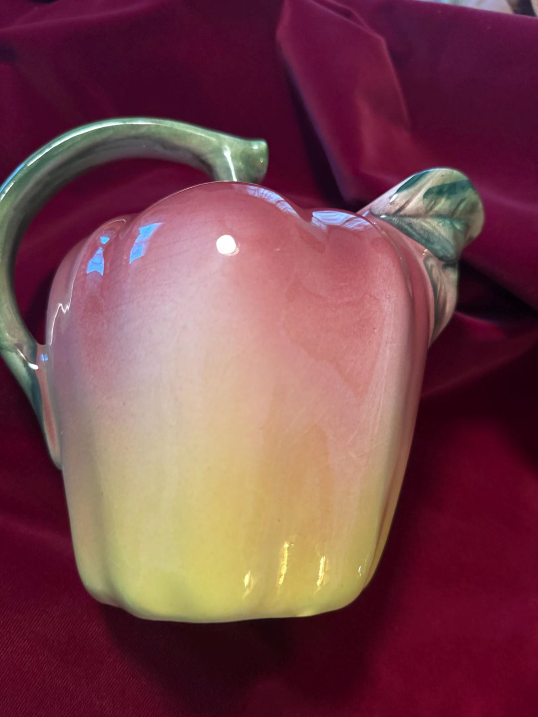Lord and Taylor Vintage Apple Shape Pitcher - Etsy