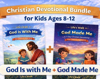 Christian Devotional Bundle for Kids 8-12 Faith and Identity Series