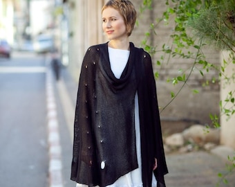 PDF Knitting shawl pattern | Knitting machine cotton shawl instructions | Shawl scheme