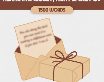 Comfort Character Hiding in a Closet POV | Digital Comfort Character Care Package | Custom Comfort Character Letter | ALL FANDOMS, S38