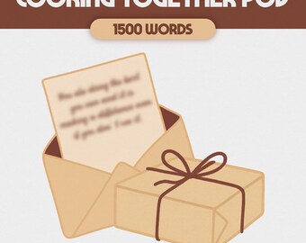 Comfort Character Cooking Together POV | Digital Comfort Character Care Package | Custom Comfort Character Letter | ALL FANDOMS, S29