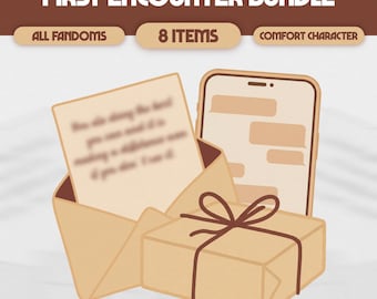 First Encounter Custom Comfort Character Package | First Meeting Romance Story Arc Digital Bundle | #RSA01