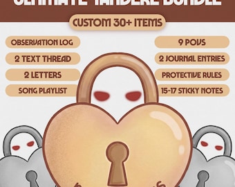 Ultimate Yandere Custom Comfort Character Package | Digital Comfort Character Obsessive Devotion, Possessive Protector | #BC05