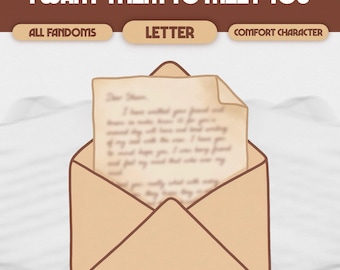 I Want Them to Meet You Custom Comfort Character Letter | Digital Relationship Milestone, Fandom Romance | ALL FANDOMS, #L39