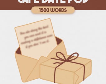 Comfort Character Cafe Date POV | Digital Comfort Character Care Package | Custom Comfort Character Letter | ALL FANDOMS, S12