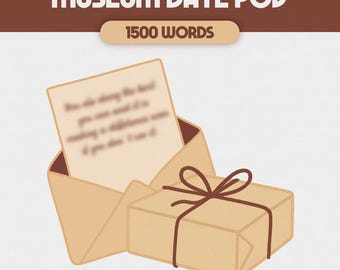 Comfort Character Museum Date POV | Digital Comfort Character Care Package | Custom Comfort Character Letter | ALL FANDOMS, S32