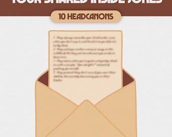 Comfort Character Headcanons | Digital Comfort Character Care Package | Custom Comfort Character Headcanon | ALL FANDOMS, H05