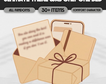 There Was Only One Bed Ultimate Comfort Character Package | Forced Proximity Romance Digital Bundle | #BC08