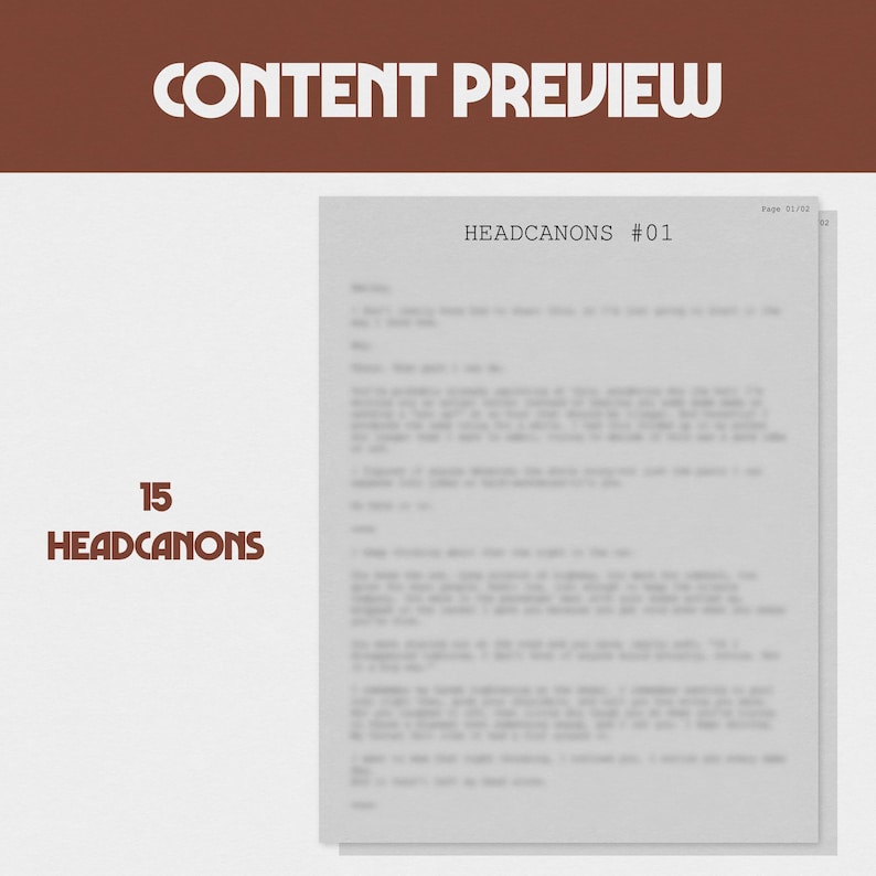 Aangepast comfort-personagepakket | Digital Comfort Character Care-pakket | Personageblad, brief, afspeellijst, ALLE FANDOMS, anime/film/tv/boek afbeelding 15