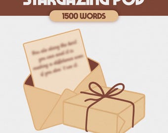 Comfort Character Stargazing POV | Digital Comfort Character Care Package | Custom Comfort Character Letter | ALL FANDOMS, S17