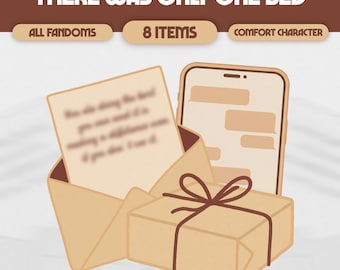 There Was Only One Bed Custom Comfort Character Package | Forced Proximity Romance Digital Bundle | #MC08