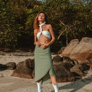 Long wrap skirts uk hot sale