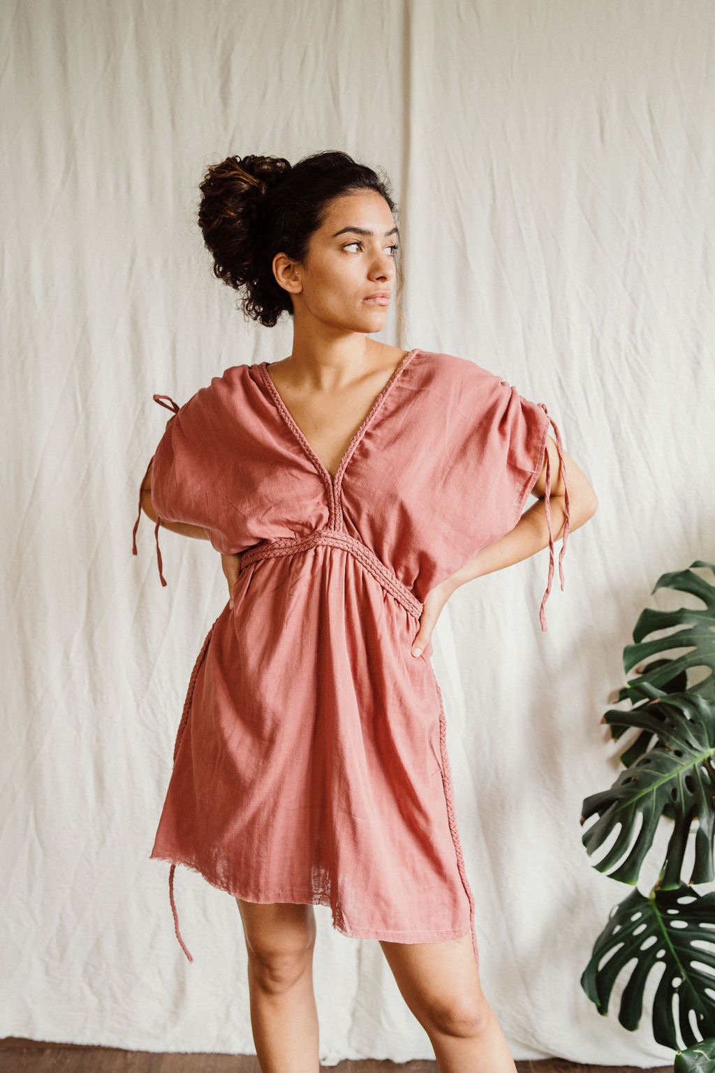 Pink lotus dress hotsell