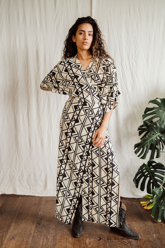 Amalya dress, cotton wrap dress