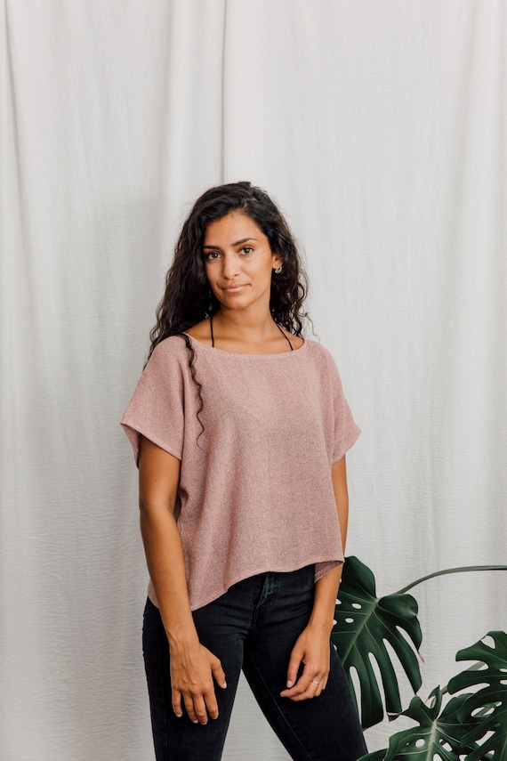 Everyday top in dusty pink
