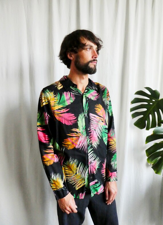Funky Mens Shirt Festival Shirt Summer 