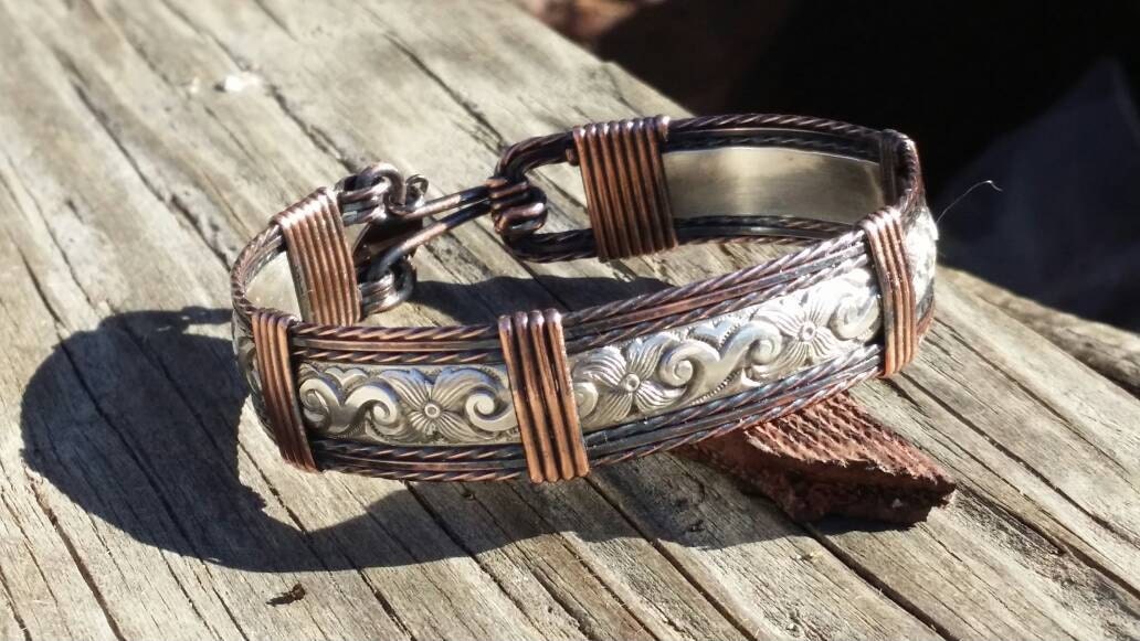 Western leather hotsell bracelets