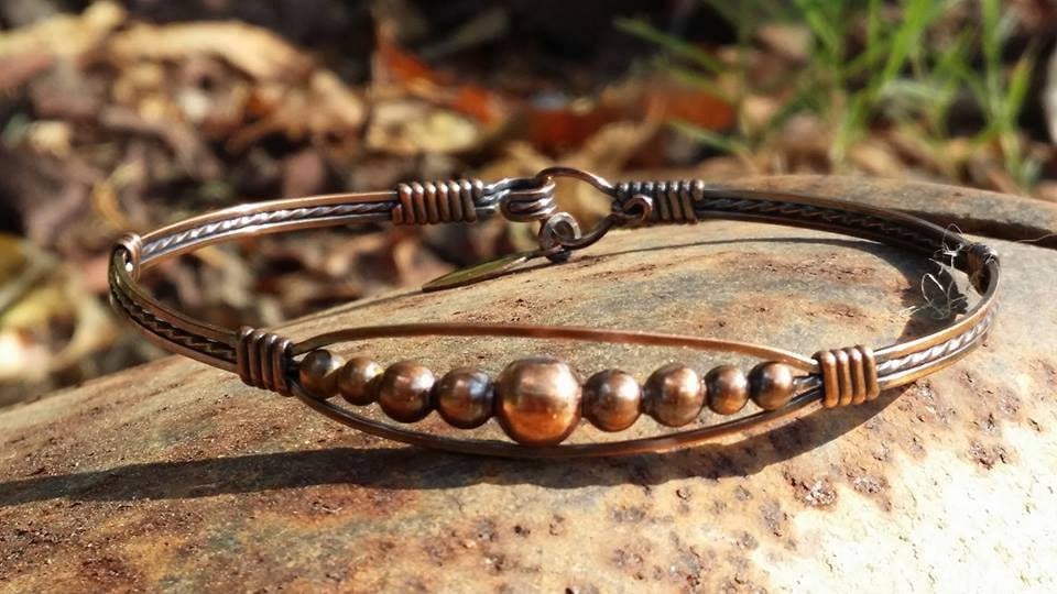 Braided Copper Cuff Bracelet, Couples Bracelet, Men or Women Cuff, Best  Friends Bracelet, Wire Cuff Bracelet, Handmade Jewelry - Etsy | Simple cuff  bracelet, Copper cuff bracelet, Handmade jewelry