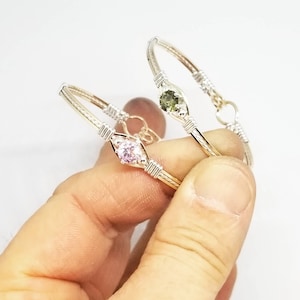 Oh&#39; Baby- Baby Bracelet, birthstone bracelet, gold and silver bracelet