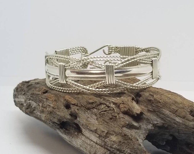 Silver Contessa, Sterling Silver, Silver, Bracelet, Hand crafted, handmade, fashion jewelry