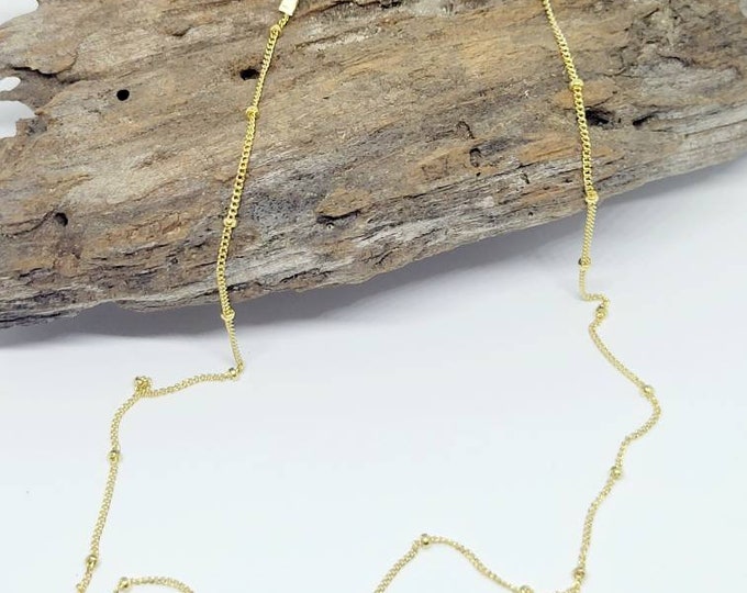 Gold Beaded Necklace