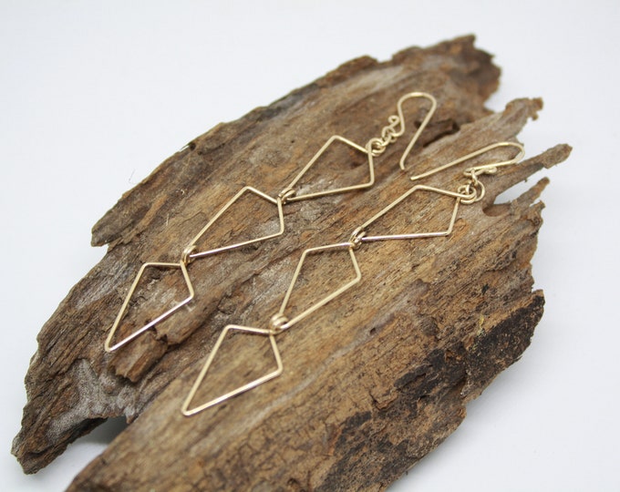 Wanderlust Earrings, Arrow Earrings, Gold earrings, Gold Arrow earrings