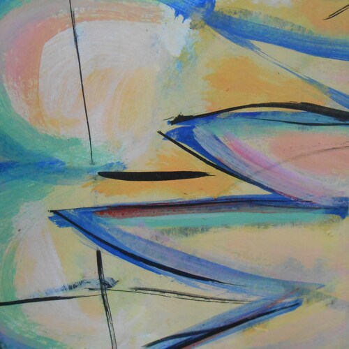 Original Painting Wall Art Angel-One, I shops Size: 19,68 x 27,55 inch (50 x 70 cm), acrylic on paper