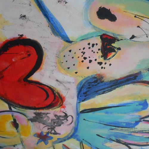 Original Painting Wall Art Angel-One, I shops Size: 19,68 x 27,55 inch (50 x 70 cm), acrylic on paper
