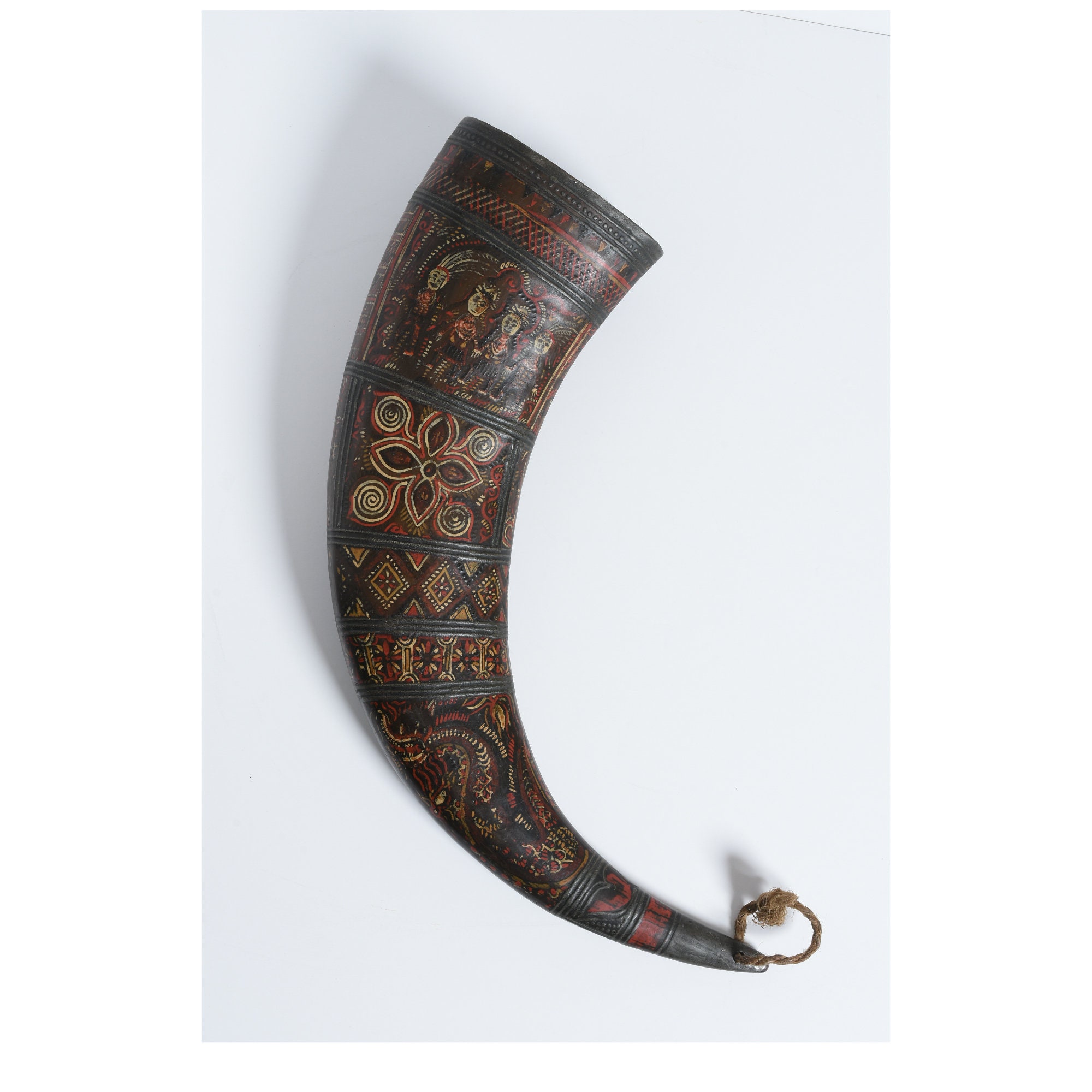 A trumpet made 2024 of carabao horns
