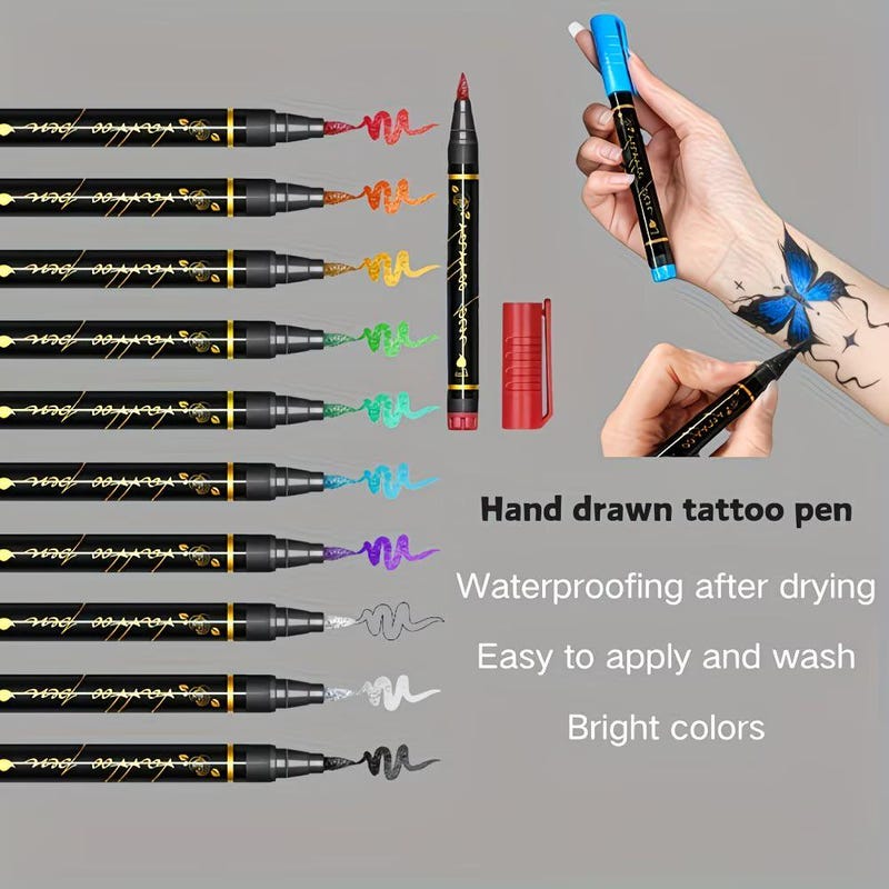Hene Ink Pens Henna Pens - Etsy