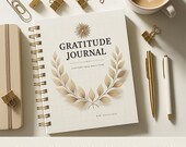 Gratitude Journal Printable • Daily Gratitude Log • Minimalist Journal • Self Care Planner • Aesthetic Printable • PDF A4 + Letter