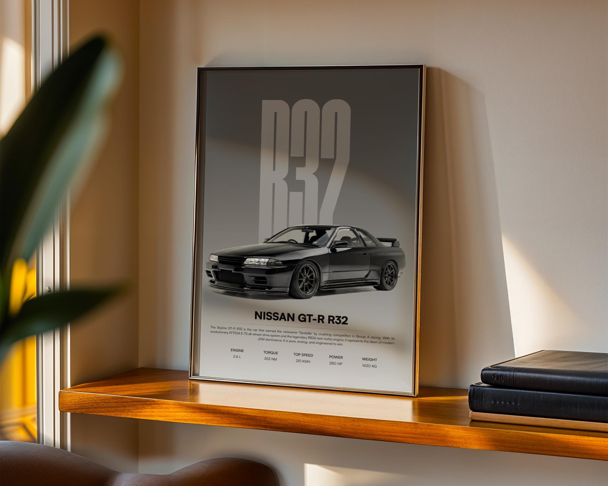 Nissan R32 GTR Wall Art, Skyline Poster, JDM Wall Decor - Etsy