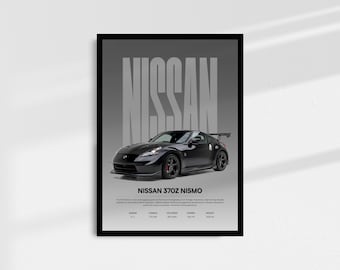Nissan Poster | 370Z Nismo Poster #5201.2 | JDM Wall Decor | JDM