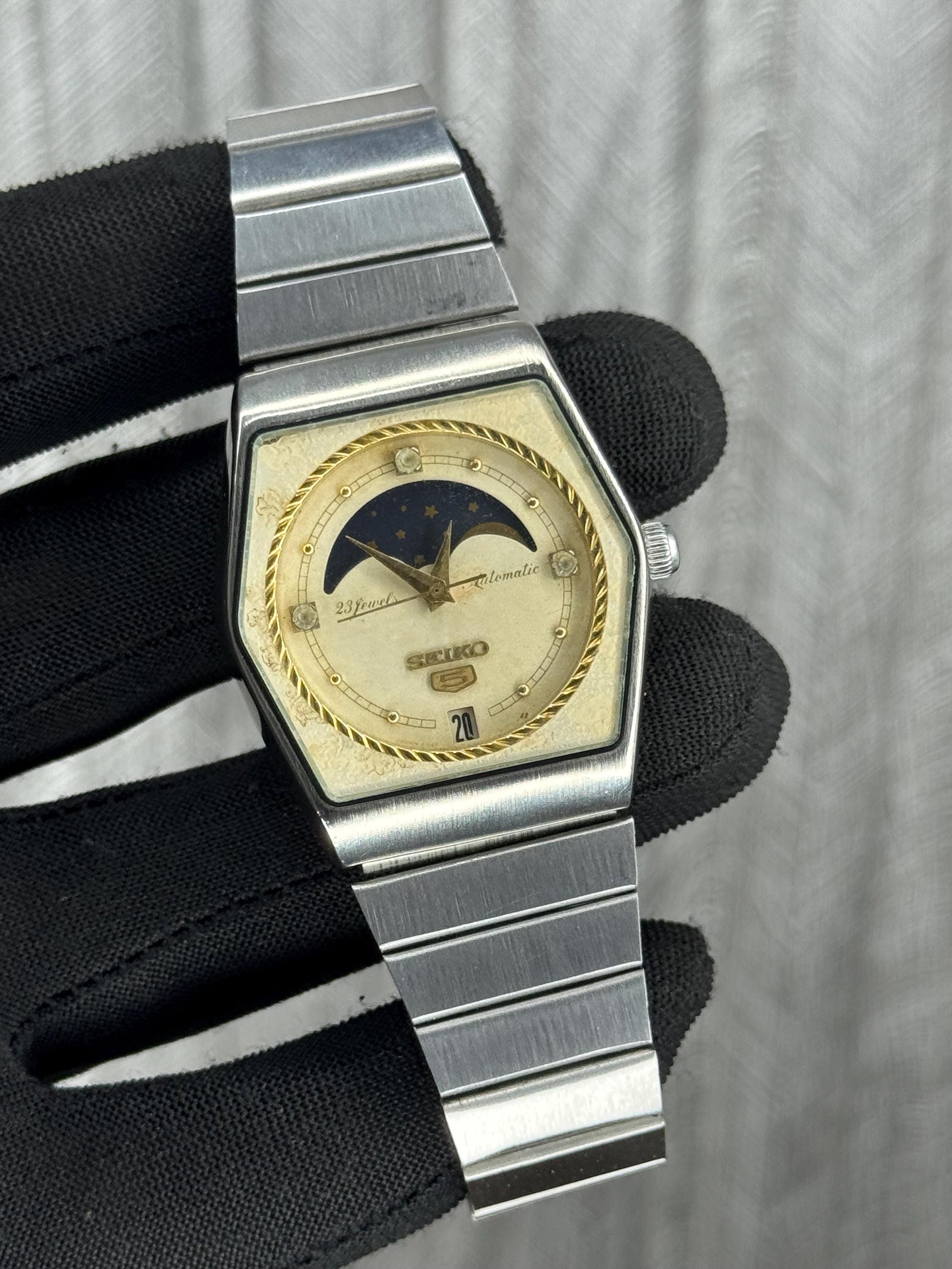 Moon phase watch seiko - Etsy 日本