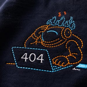 Maglietta error 404 astronauta stress lavoro - regalo per lui o per lei- gift- nerd-programmatore
