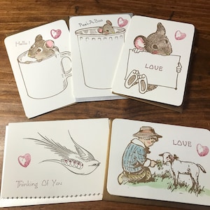 Tarjetas impresas con tipografía hecha a mano