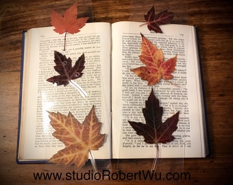 Genuine Canadian Maple leaf Bookmark